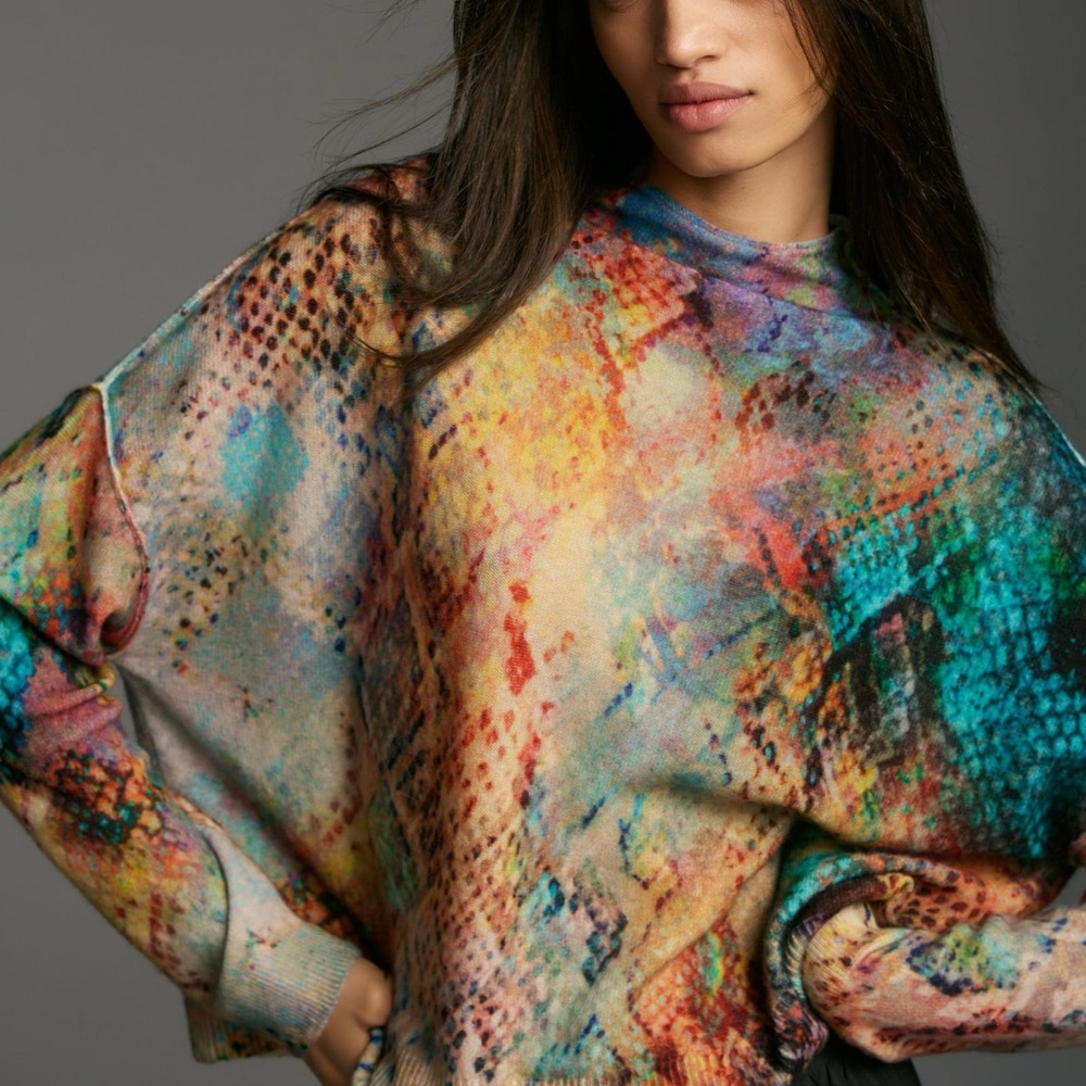 Alani Cashmere Mock-Neck Sweater by Pilcro Sweater